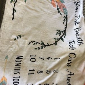 Milestone blanket baby